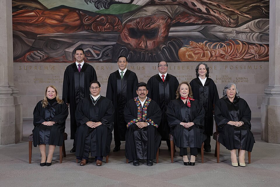 Fotografía oficial del Pleno de la Suprema Corte de Justicia de la Nación