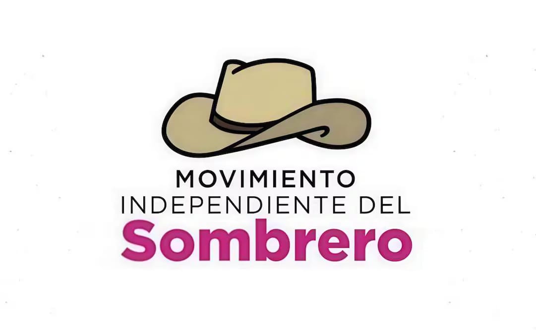 Registro ante el IMPI de la marca y logotipo "Movimiento independiente del Sombrero". Foto: Especial.
